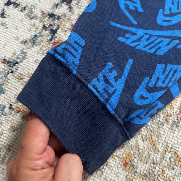 Nike Kids Blue Logo Joggers - Picture 2 of 6